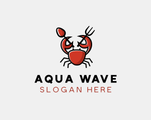 Crab Seafood Restaurant logo design