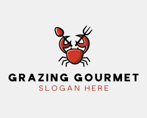 Crab Seafood Restaurant logo design