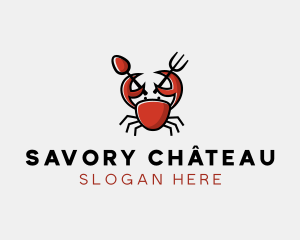 Crab Seafood Restaurant logo design