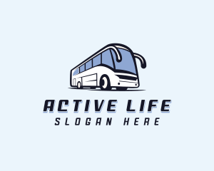Travel Shuttle Bus Logo