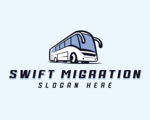 Travel Shuttle Bus Logo