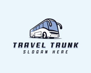 Travel Shuttle Bus logo design