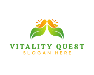 Organic Juice Leaf logo