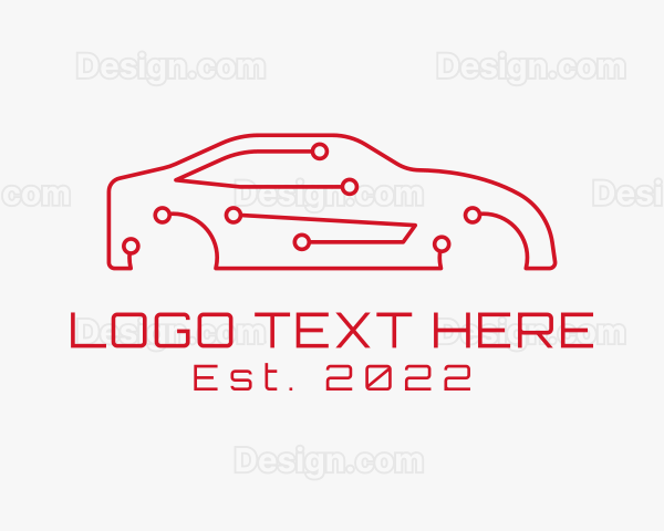 Techno Car Circuit Logo