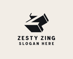 3D Modern Professional Letter Z logo design