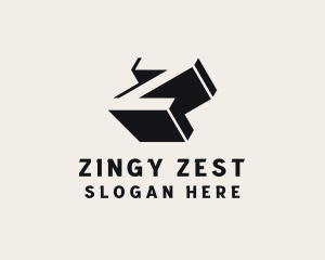 3D Modern Professional Letter Z logo design