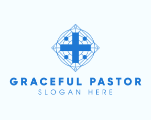 Blue Chapel Cross logo