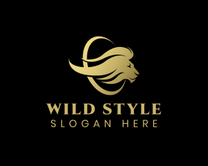 Wild Lion Mane logo design