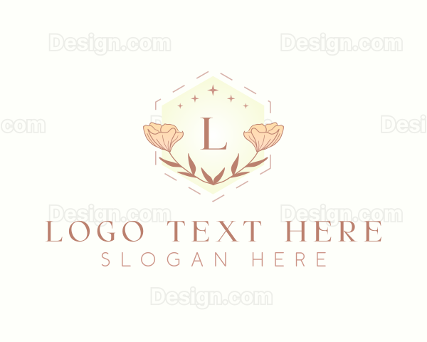 Floral Nature Wedding Logo