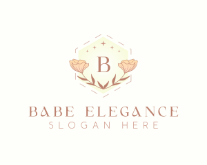 Floral Nature Wedding logo design