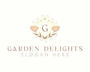 Floral Nature Wedding logo design