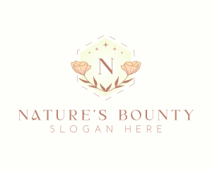 Floral Nature Wedding logo design