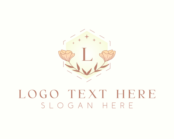 Floral Nature Wedding logo