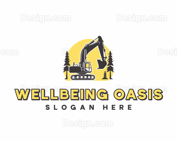 Heavy Equipment Excavation Logo