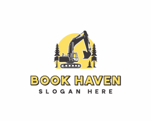 Heavy Equipment Excavation Logo