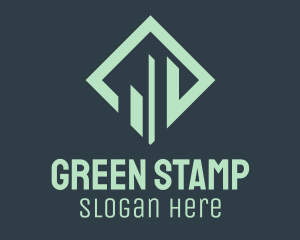 Green Skyscraper Glare  logo design