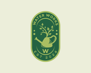 Watering Can Landscaping logo design