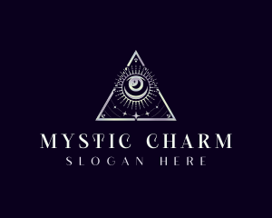 Mystical Moon Eye logo design