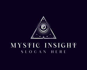 Mystical Moon Eye logo design