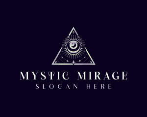 Mystical Moon Eye logo design