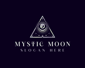 Mystical Moon Eye logo design