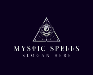 Mystical Moon Eye logo design