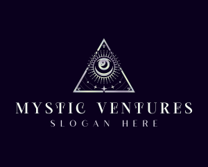 Mystical Moon Eye logo design