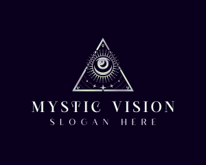 Mystical Moon Eye logo design