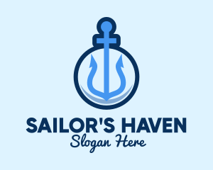 Blue Anchor Sailing logo design