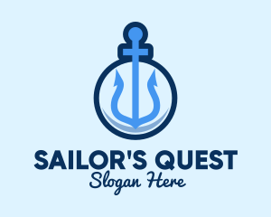 Blue Anchor Sailing logo design