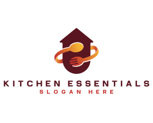 Kitchen Spoon Fork logo design