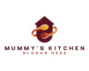 Kitchen Spoon Fork logo design