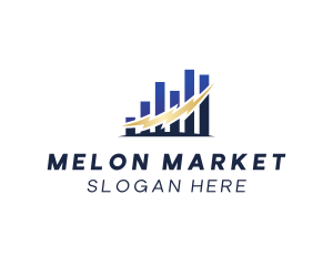 Stock Market Graph logo design