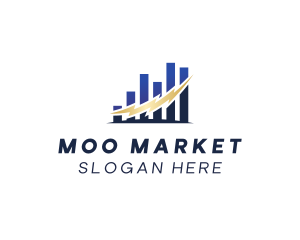 Stock Market Graph logo design