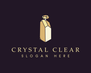 Crystal Perfume Bottle logo design