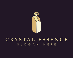 Crystal Perfume Bottle logo design