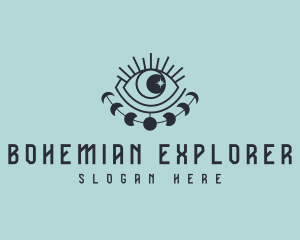 Mystical Eye Bohemian logo design