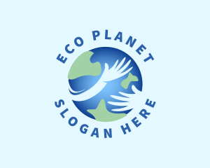 Earth Hug Hands logo