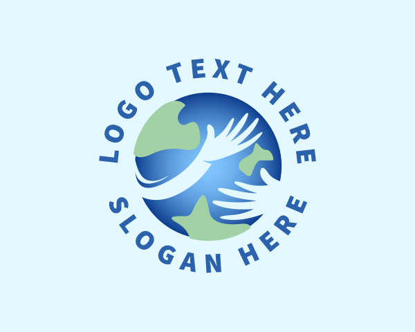 Earth logo example 4