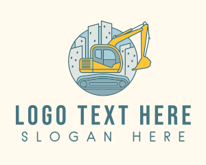 Builder Construction Digger Logo