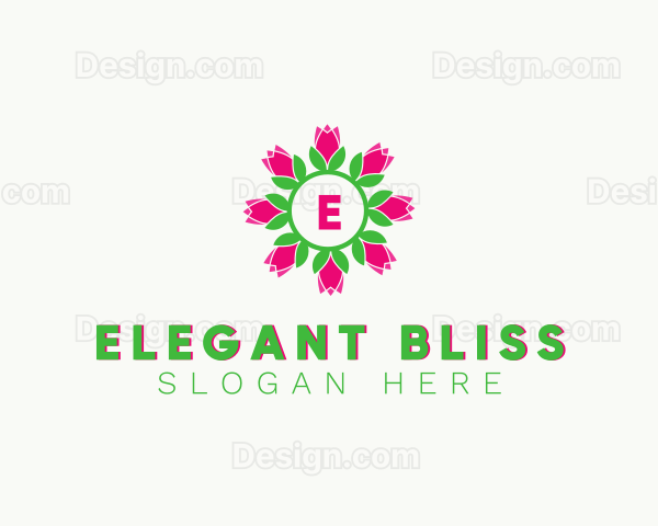 Tulip Wreath Decor Logo