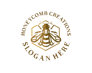 Honey Bee Wings logo design