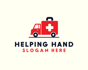 Medical Emergency Ambulance logo design