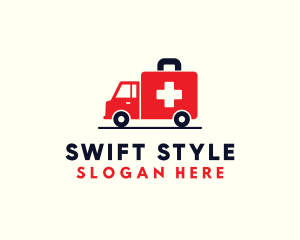 Medical Emergency Ambulance logo design