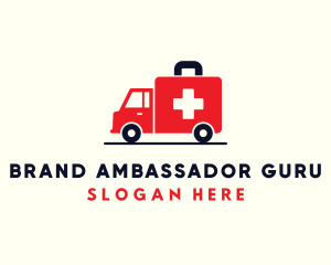 Medical Emergency Ambulance logo design