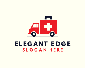 Medical Emergency Ambulance logo design