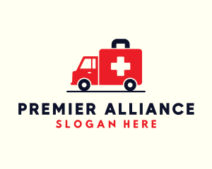 Medical Emergency Ambulance logo design