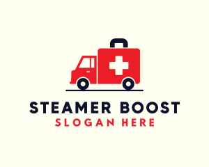 Medical Emergency Ambulance logo design