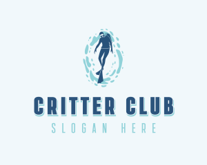 Athletic Scuba Diving logo design