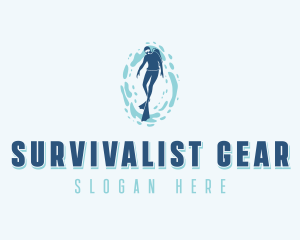 Athletic Scuba Diving logo design